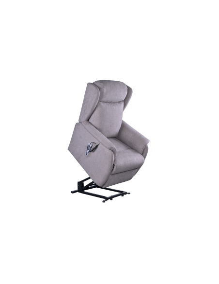 FAUTEUIL RELEVEUR CAGLIARI 2 MOTEURS (à oreilles) TAUPE