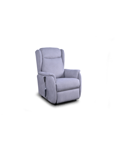 FAUTEUIL RELEVEUR CAGLIARI 2 MOTEURS (à oreilles) GRIS CLAIR