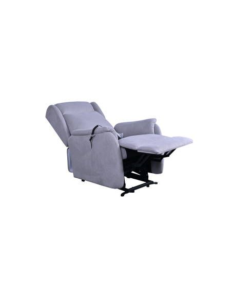 FAUTEUIL RELEVEUR CAGLIARI 2 MOTEURS (à oreilles) GRIS CLAIR