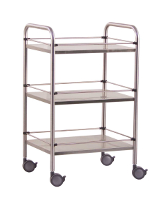 GUERIDON INOX 3 PLATEAUX...