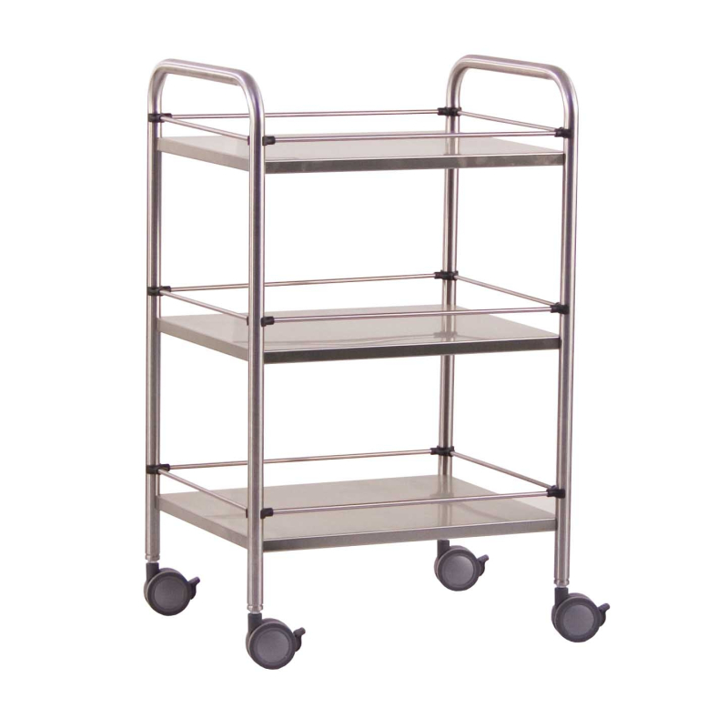 GUERIDON INOX 3 PLATEAUX (600 x 400 x...
