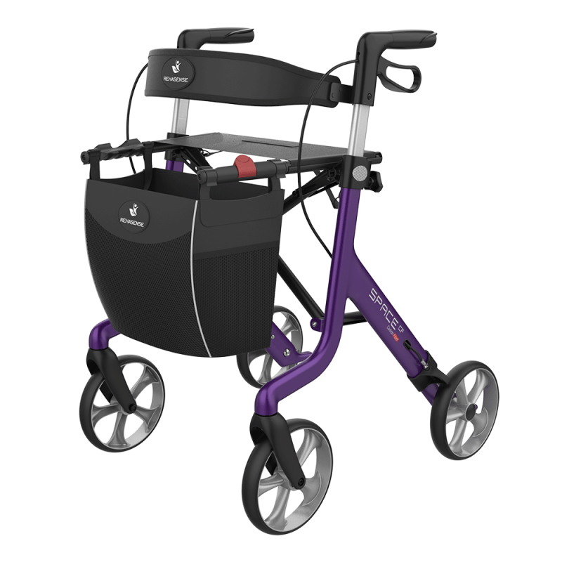 ROLLATOR SPACE CF VIOLET TAILLE L 62 cm