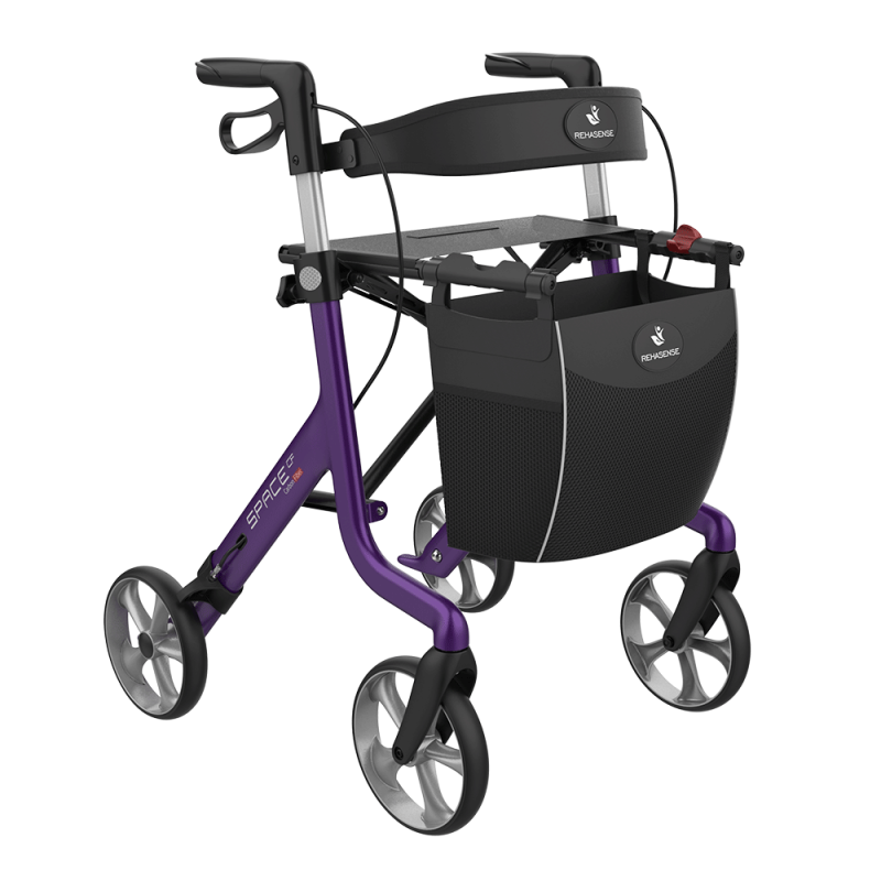ROLLATOR SPACE CF VIOLET TAILLE L 62 cm