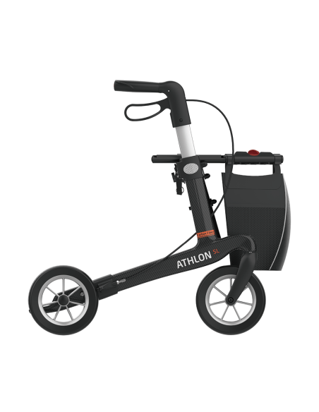 ROLLATOR ATHLON SL ROUGE CARBON TAILLE L 62 CM