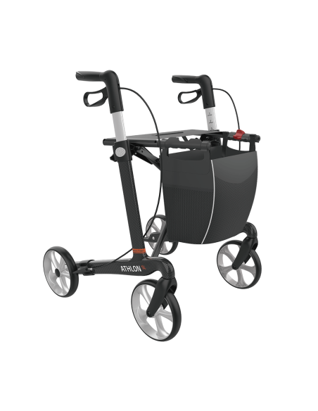 ROLLATOR ATHLON SL BLANC CARBON TAILLE L 62 CM