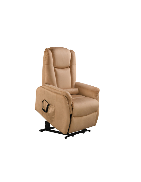 FAUTEUIL RELEVEUR EMERAUDE 2 MOTEURS BEIGE