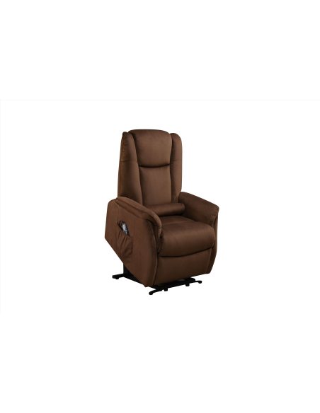 FAUTEUIL RELEVEUR EMERAUDE 2 MOTEURS MARRON