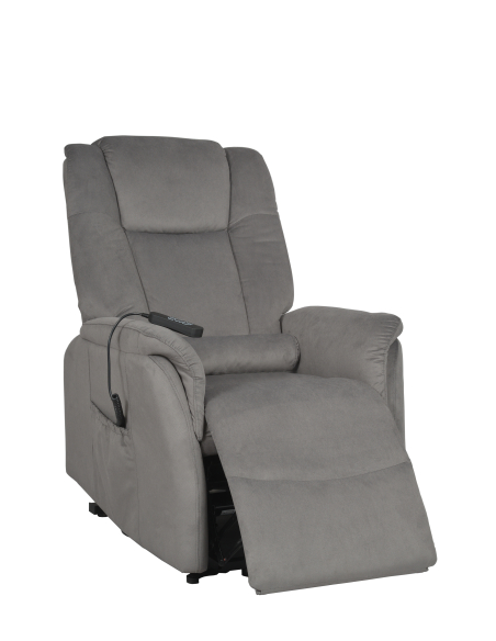 FAUTEUIL RELEVEUR EMERAUDE 2 MOTEURS GRIS