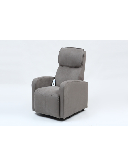 FAUTEUIL RELEVEUR DUBLIN 2 MOTEURS GRIS ELEPHANT