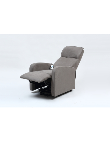 FAUTEUIL RELEVEUR DUBLIN 2 MOTEURS GRIS ELEPHANT