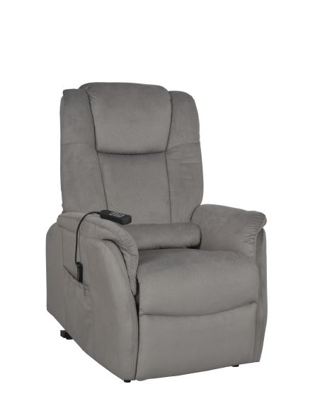 FAUTEUIL RELEVEUR EMERAUDE TECHNIC 4 MOTEURS GRIS