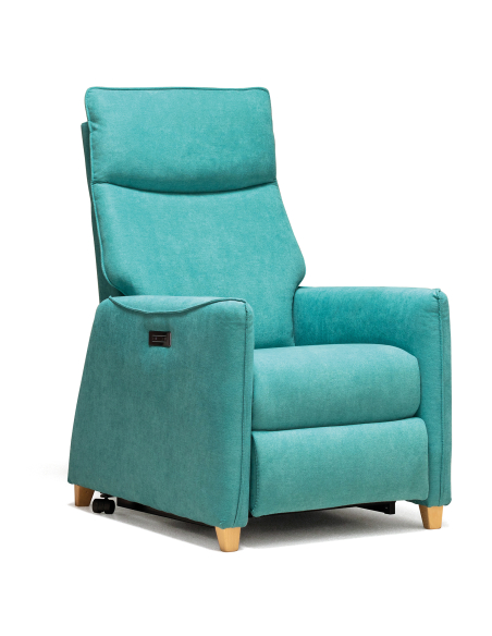 FAUTEUIL RELEVEUR BÂLE 2M BLEU NORDIQUE JOLETI