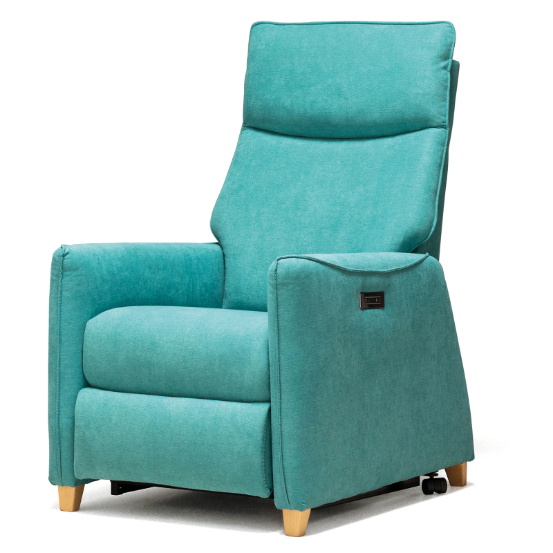 FAUTEUIL RELEVEUR BÂLE 2M BLEU...