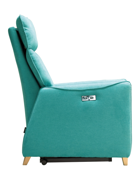 FAUTEUIL RELEVEUR BÂLE 2M BLEU NORDIQUE JOLETI