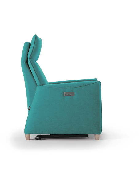 FAUTEUIL RELEVEUR BÂLE 2M BLEU NORDIQUE JOLETI