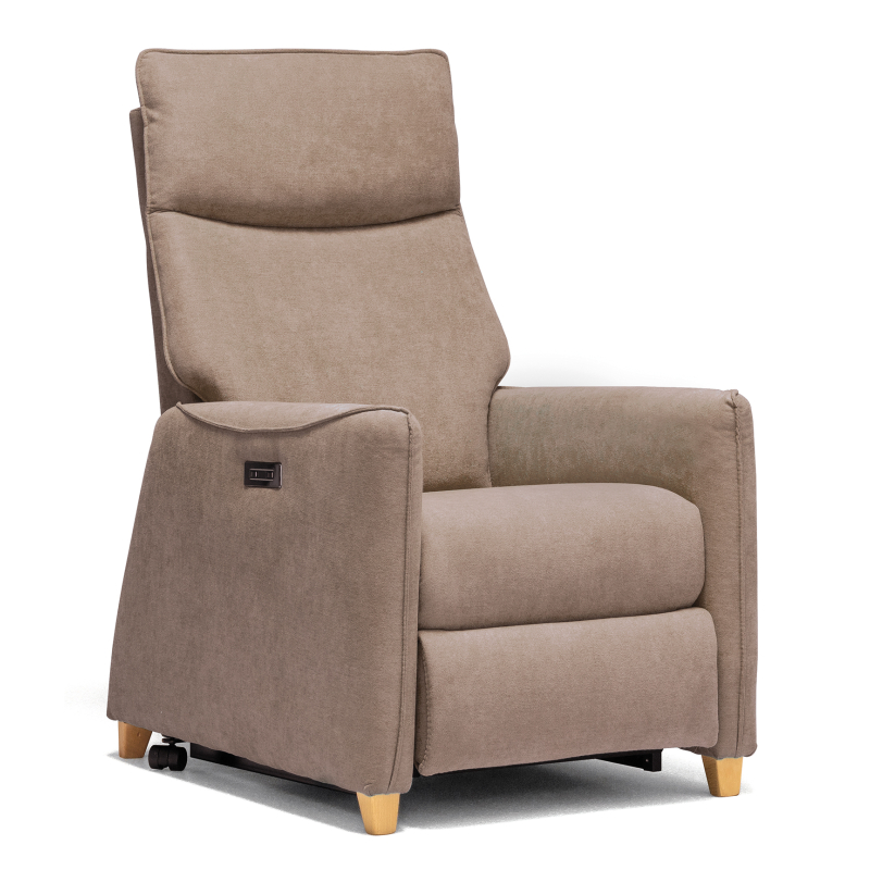 FAUTEUIL RELEVEUR BÂLE 2M TAUPE JOLETI