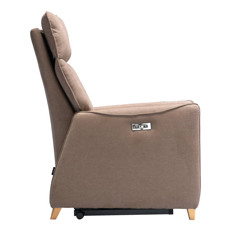 FAUTEUIL RELEVEUR BÂLE 2M TAUPE JOLETI