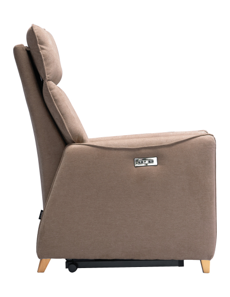 FAUTEUIL RELEVEUR BÂLE 2M TAUPE JOLETI