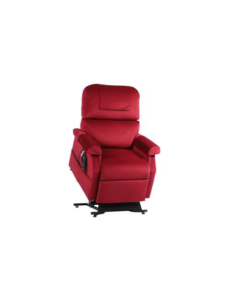 FAUTEUIL RELEVEUR CONFORT PREMIUM 2 MOTEURS GRENAT (TC 6 BOUTONS)
