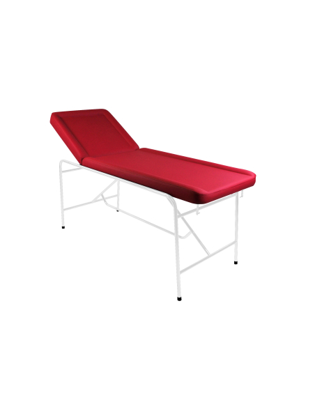 DIVAN FIXE CHROME AVEC BOURRELETS