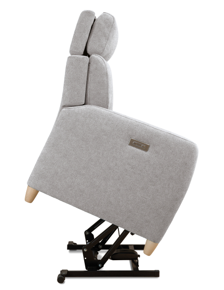 FAUTEUIL RELEVEUR ZURICH 2M GRIS CHINE JOLETI