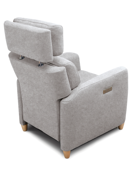 FAUTEUIL RELEVEUR ZURICH 2M GRIS CHINE JOLETI