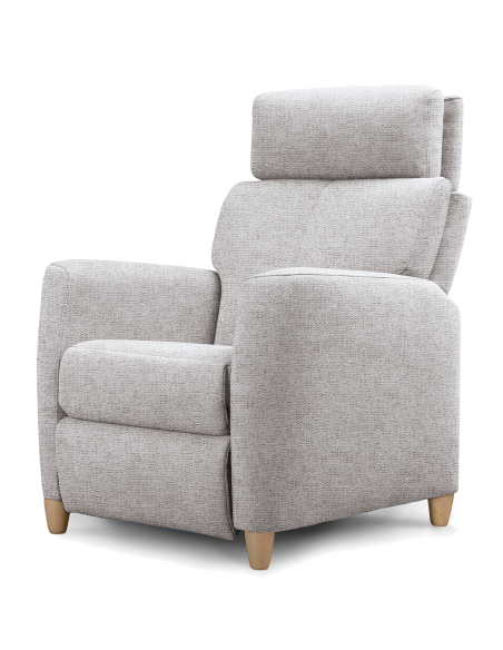 FAUTEUIL RELEVEUR ZURICH 2M GRIS CHINE JOLETI