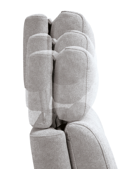 FAUTEUIL RELEVEUR ZURICH 2M GRIS CHINE JOLETI