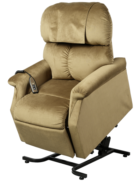 FAUTEUIL RELEVEUR CONFORT PLUS MINI 2 MOTEURS COGNAC