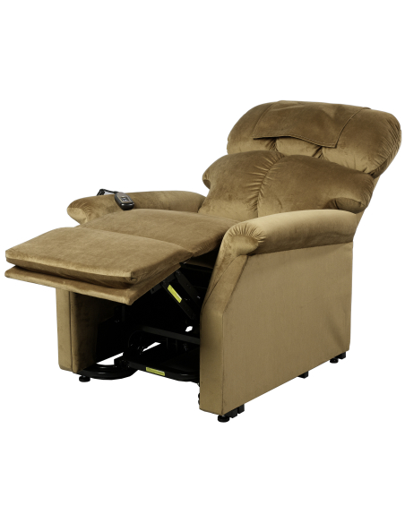 FAUTEUIL RELEVEUR CONFORT PLUS MINI 2 MOTEURS COGNAC