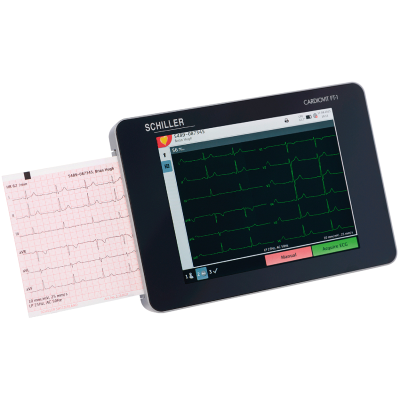 ECG SCHILLER CARDIOVIT FT1 TACTILE