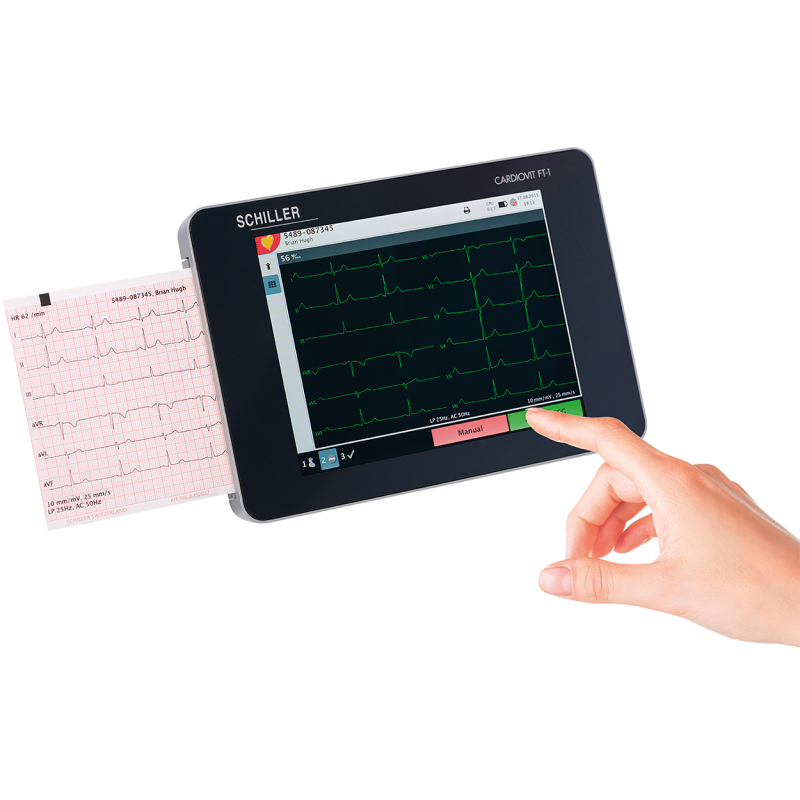 ECG SCHILLER CARDIOVIT FT1 TACTILE