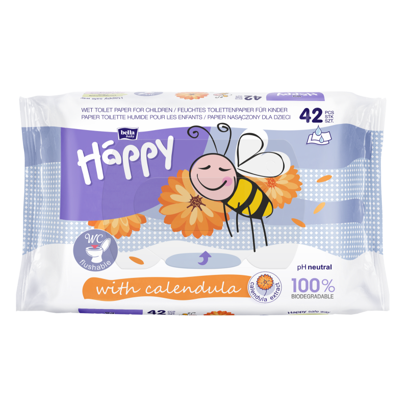 BBH Papier toilette humide Calendula A42