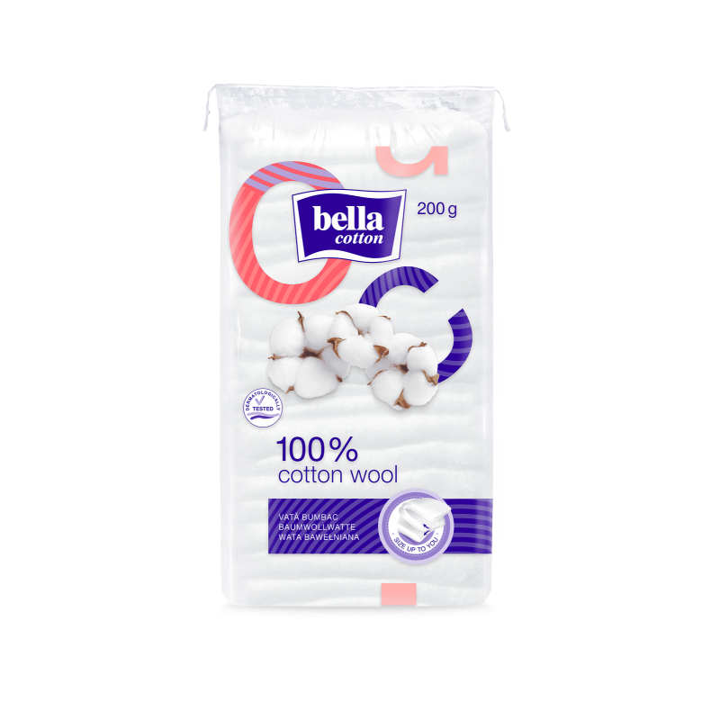 BELLA COTTON ouate coton sachet 200G