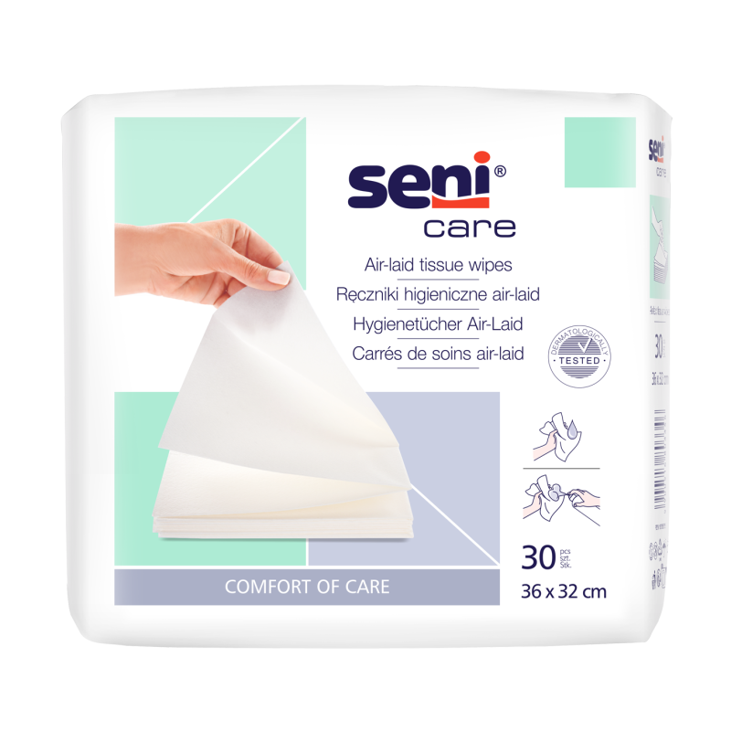 Carrés de soin d'air-laid sac A30